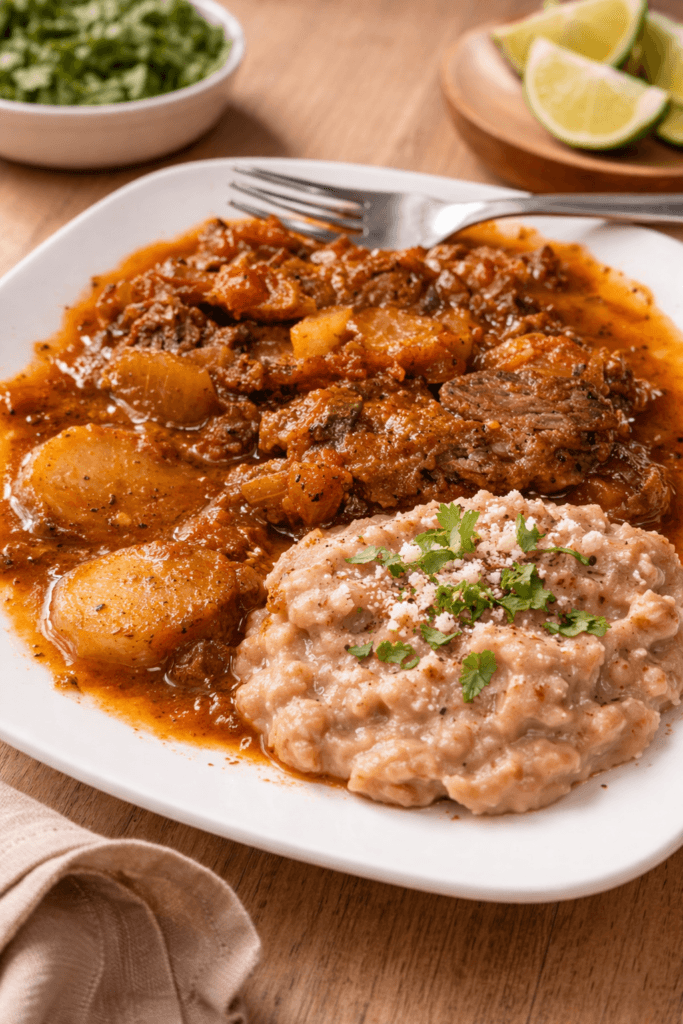 Steak Ranchero with Potatoes